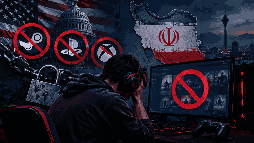 تحریم‌ها علیه گیمرهای ایرانی