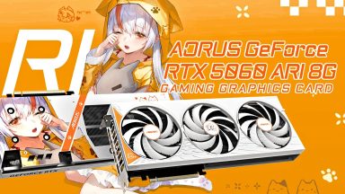 گیگابایت کارت گرافیک انیمه‌ای AORUS RTX 5060 ARI را عرضه کرد