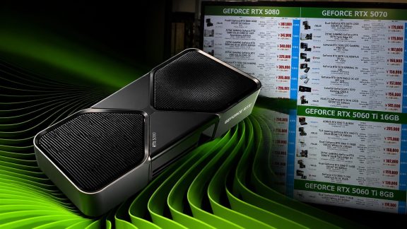 افزایش قیمت کارت گرافیک RTX 5060 Ti 16GB انویدیا تا 144 درصد در ژاپن؛ قیمت RTX 5080 از 2400 دلار فراتر رفت