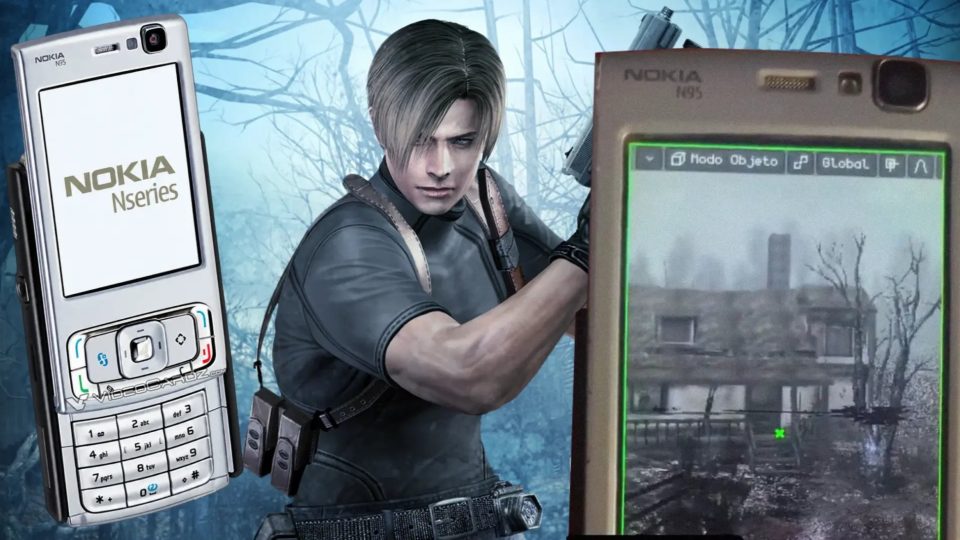 بازی Resident Evil 4 روی سخت‌افزار نوکیا N95 محصول سال 2007 اجرا شد