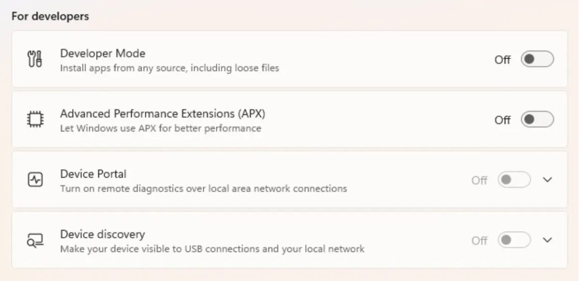 ویندوز 11 APX اینتل