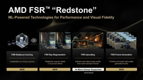 فناوری AMD FSR Redstone عرضه شد؛ تحول FSR با هوش مصنوعی