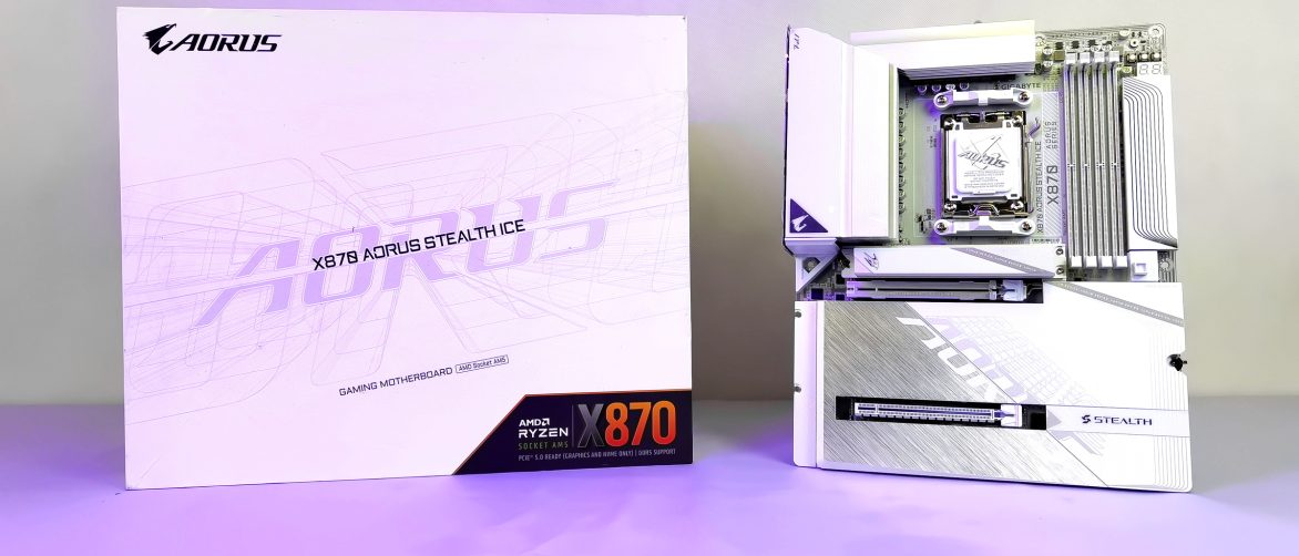 بررسی مادربرد X870 AORUS STEALTH ICE گیگابایت